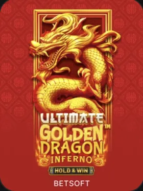 Слот Ultimate Golden Dragon Inferno Hold and Win в Monro